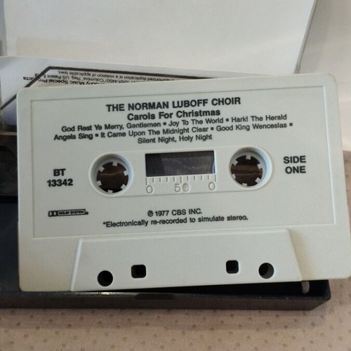 The Norman Luboff Choir Carols for Christmas cassette like new