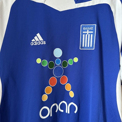 Greece 2004 Home Football Jersey Size M Like New