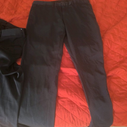 Pants used black size L made of polyester