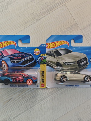 Hot Wheels Mercedes and Audi toy cars new
