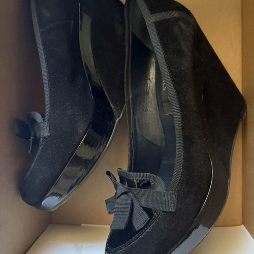 Women's platform shoes black size 39 used
