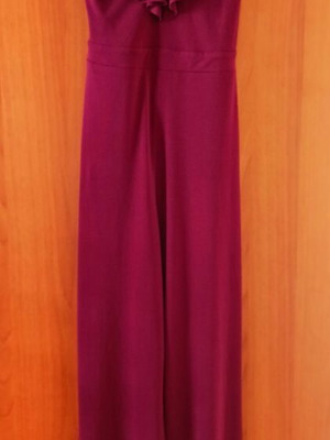 Bershka Summer Jumpsuit Like New, Bordeaux Color, Size S