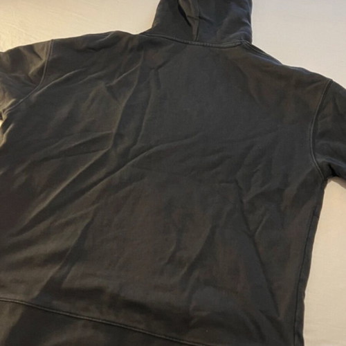 Zara short-sleeve sweatshirt used, black, size L with kangaroo pocket