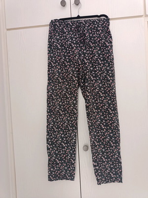 Floral cotton airy pants new, size S