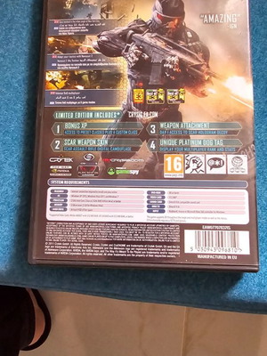 Crysis 2 PC used, physical disc