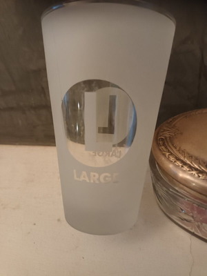 Lavazza Freddo Coffee Promotional Glass like new