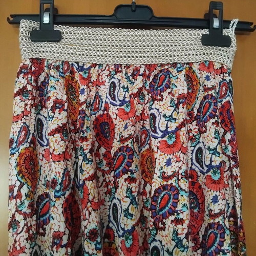 Strapless one-piece romper like new, multicolor, size M