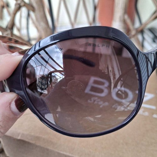 Ralph Lauren sunglasses like new, purple acetate with pink lens
