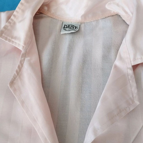Daisy Street satin striped pastel pink pajama set 3XL like new