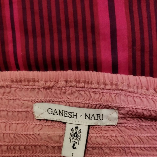 Φόρεμα Ganesh βαμβακερό ροζ μεταχειρισμένο, μέγεθος Small