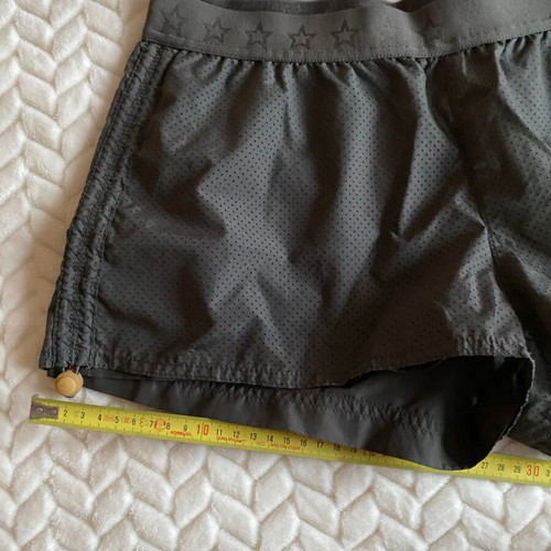 Adidas women's sports shorts used, size M, olive color