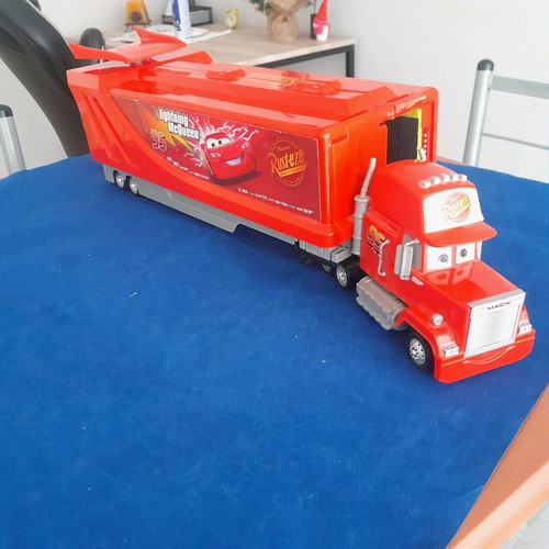 Mack Disney Cars truck used with foldable tracks and batteries