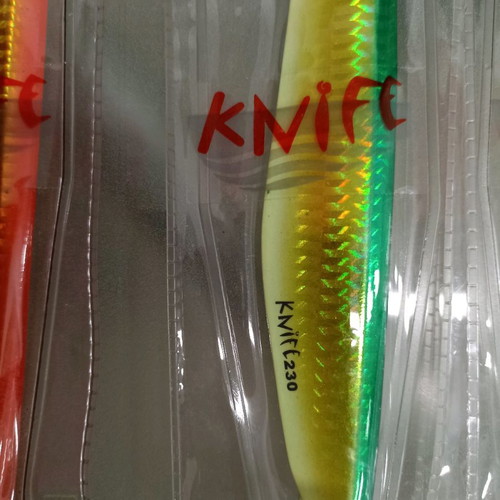 Metal Jig Knife 230gr new, pack of 3