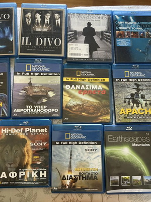 Συλλογή Blu-ray 13 Full HD τίτλων, με Il Divo και National Geographic