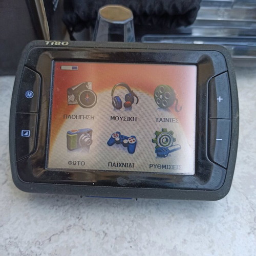 Tibo A1200i GPS navigation system used with memory card