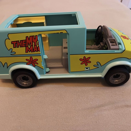 Playmobil Scooby Doo The Mystery Machine vehicle used, with missing parts