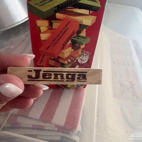 Jenga board game like new, box slightly worn