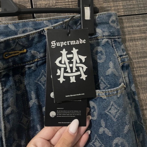 Straight-leg jeans new, blue, size M / 38 / 10