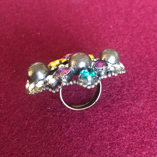 Artwear Dimitriadis baroque multicolored ring