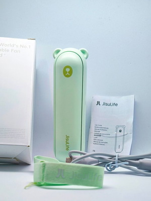 JISULIFE Life8 F8 3-в-1 ръчен вентилатор с power bank и фенерче