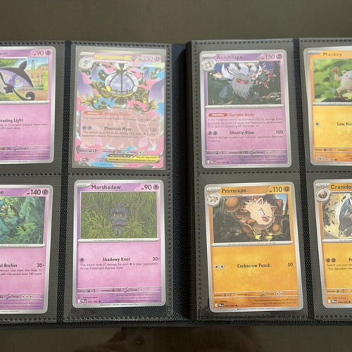 Pitch Black Pokemon card set, nearly complete, 105 base cards plus rares