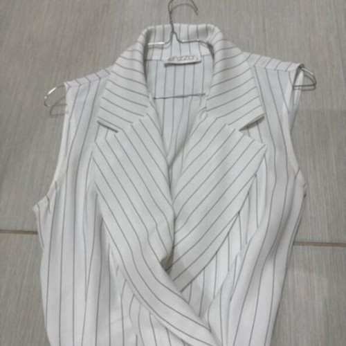 Enzzo one-piece jumpsuit like new, size S, black and white