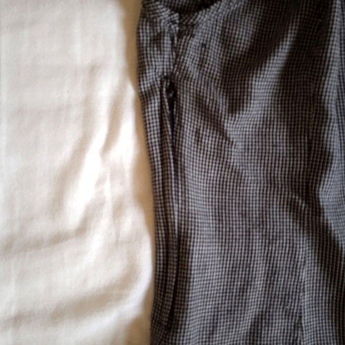 Mini checked dress Ice size M 38 like new with pockets