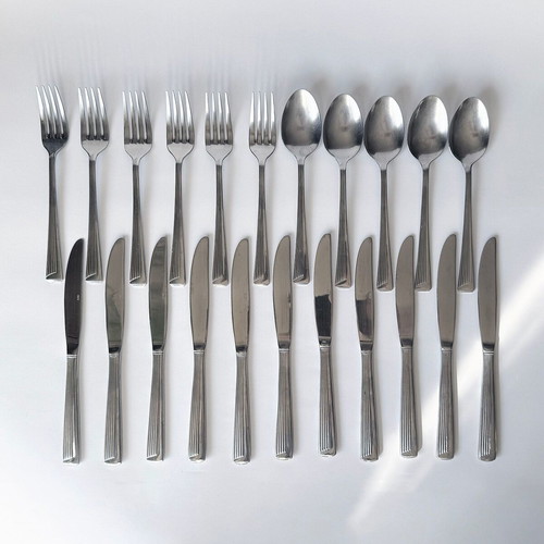 Cutlery set 48 pieces stainless steel used
