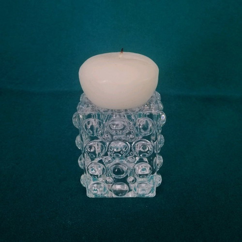 Orrefors vintage crystal candlestick like new