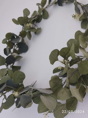 IKEA artificial eucalyptus garland like new