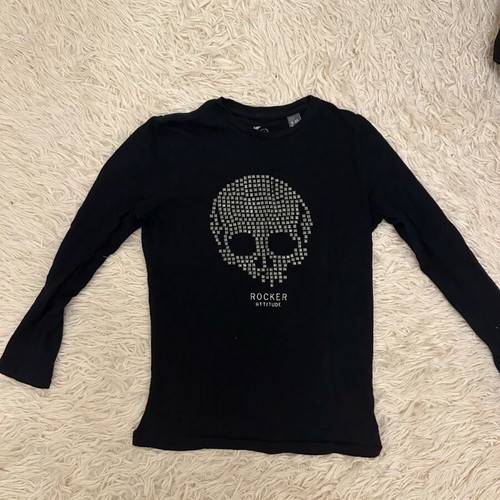 Zara kids t-shirt like new, black, unisex for 9-10 years old