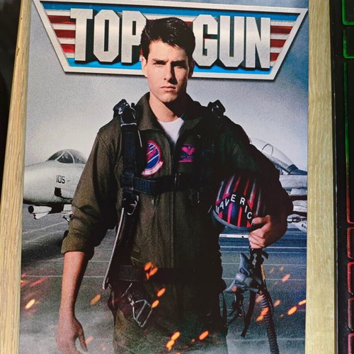 Top Gun Maverick metal sign like new, decorative