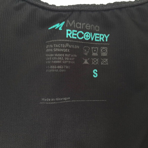 Marena Recovery Womens Compression Post Surgery Bodysuit size S black like new
