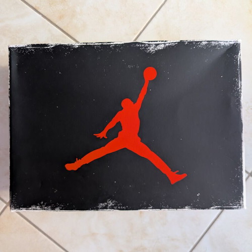 Air Jordan 3 Retro White Cement Reimagined Empty Box US 9.5 with OG Inserts
