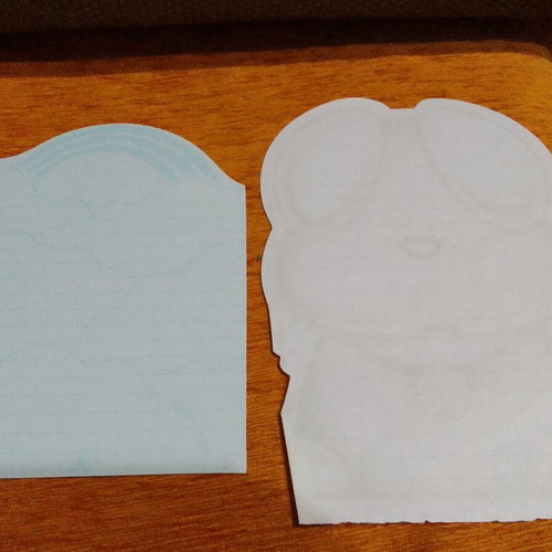 Vintage letter glues like new, set of 2 pieces