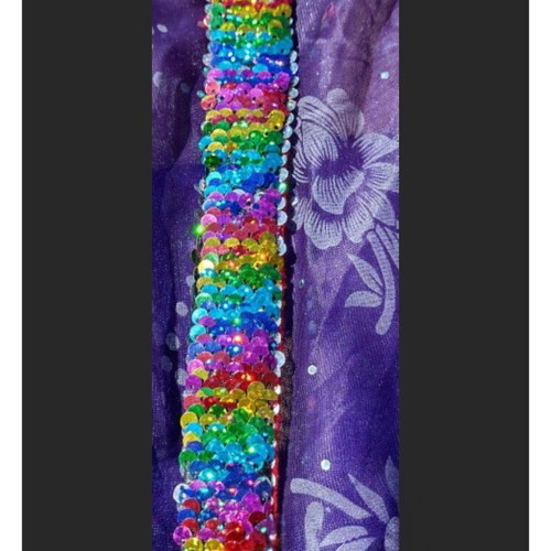 Colorful sequin gradient bracelet new, universal size