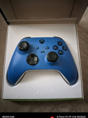 Xbox controller τηλεχειριστήριο shock blue μεταχειρισμένο για Xbox One S/X και Series S/X