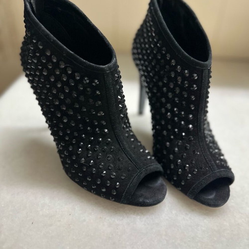 Michael Kors ankle boots black with strass studs like new, size 37