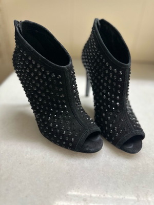 Michael Kors ankle boots black with strass studs like new, size 37