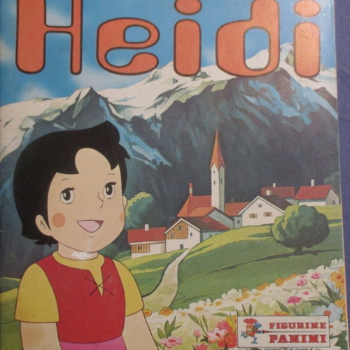 Panini Heidi album used with 183/400 stickers