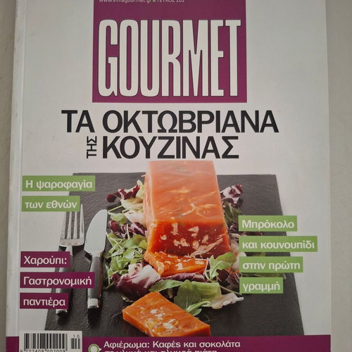 Vima Gourmet cooking magazine like new, Greek