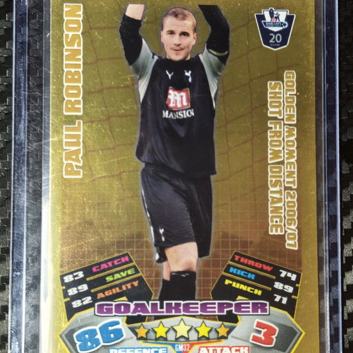 2011/12 Topps Match Attax Paul Robinson Golden Moment 2006/07 Foil Insert
