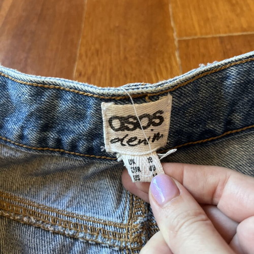 Asos denim shorts like new, fits UK16/EU44