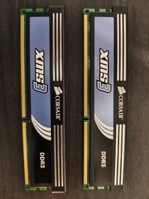 Corsair DDR3 RAM XMS3 4GB (2x2GB) 1333MHz used