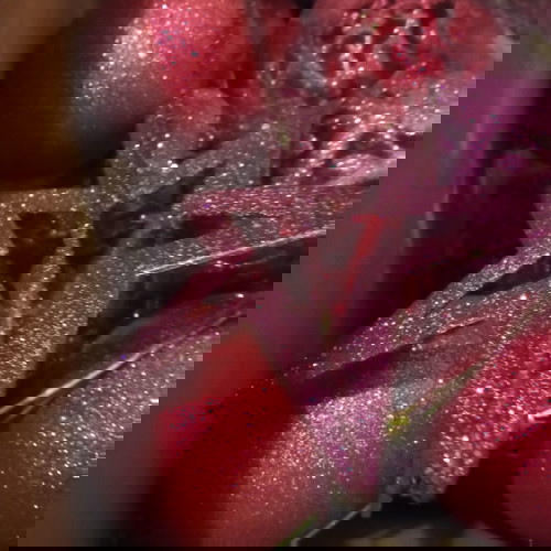 Χριστουγεννιάτικα στολίδια μεταχειρισμένα, σετ 22 τεμαχίων σε φουξ και μωβ αποχρώσεις