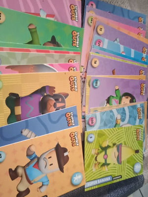 Stumble Guys single cards used, pack of 35