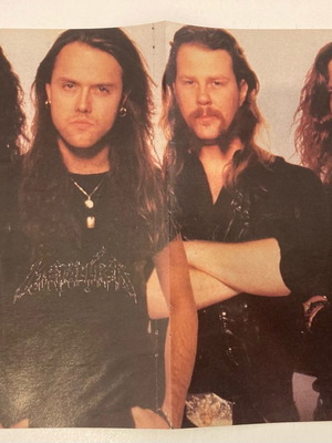 Metallica ένθετο αφίσα από περιοδικό σαν καινούργιο