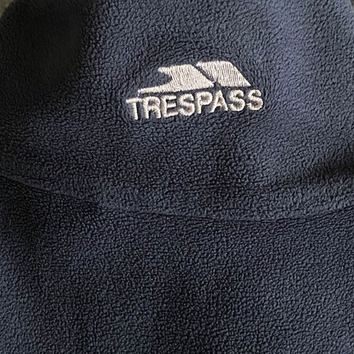 Trespass fleece jacket for boys 9-10 years like new, grey and black