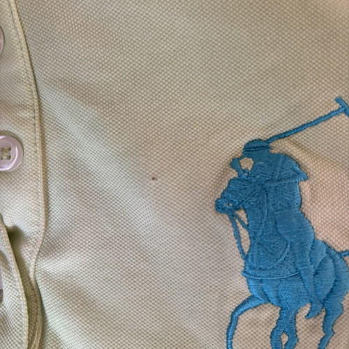 Polo Ralph Lauren lemon green shirt size M like new