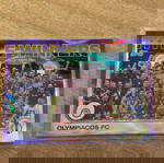  Topps Flagship 2024-25 Olympiacos Title Winners Purple